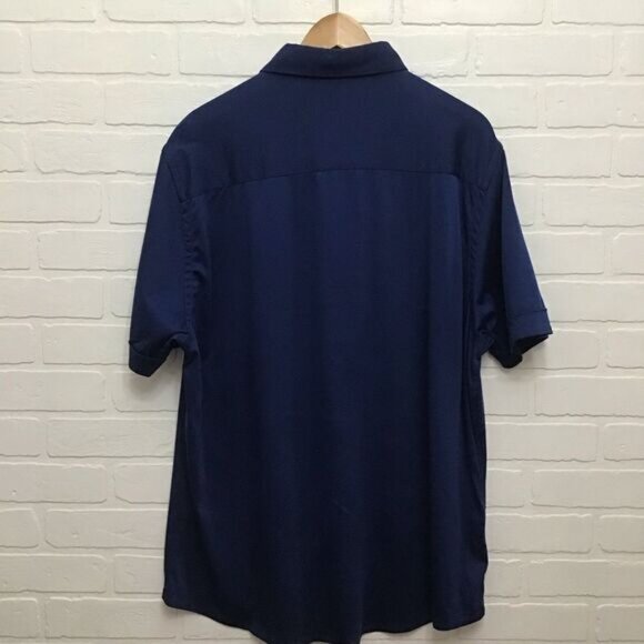 ANTHONY of London blue 100% cotton sleeveless button down shirt 3XL - Picture 4 of 14